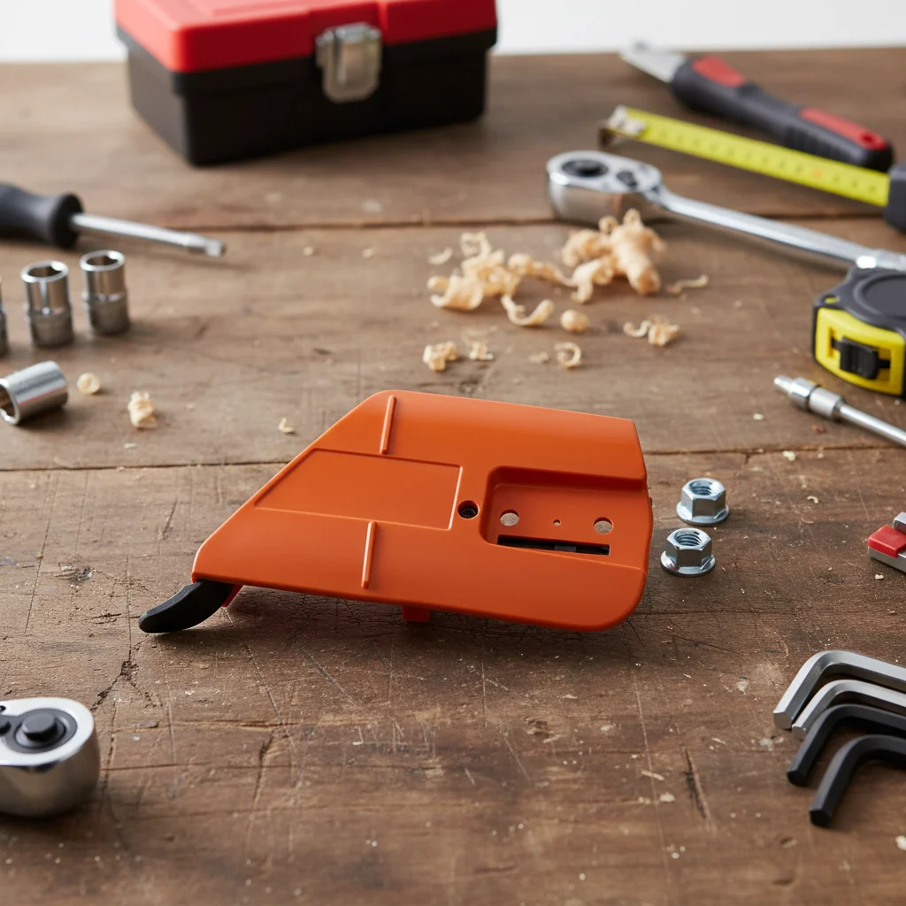 Крышка сцепления бензопилы, боковая защита тормоза цепи, совместимая с аксессуарами для бензопилы HUS 235 235E 236 236E 240E
Крышка сцепления бензопилы, боковая защита тормоза цепи, совместимая с аксессуарами для бензопилы HUS 235 235E 236 236E 240E