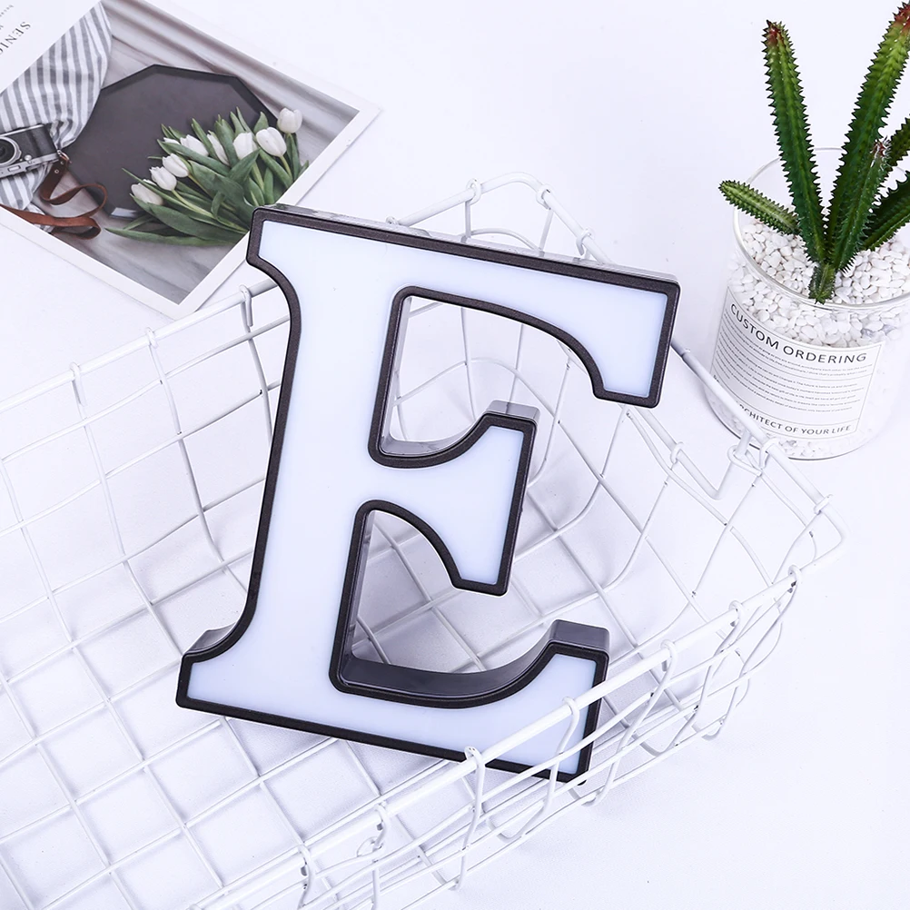 Neon Letter Sign LED Alphabet E Shaped Lights Night Lamp Decorative Room Signs Free Eco Friendly Operated Letters
Neon Letter Sign LED Alphabet E Shaped Lights Night Lamp Decorative Room Signs Free Eco Friendly Operated Letters
