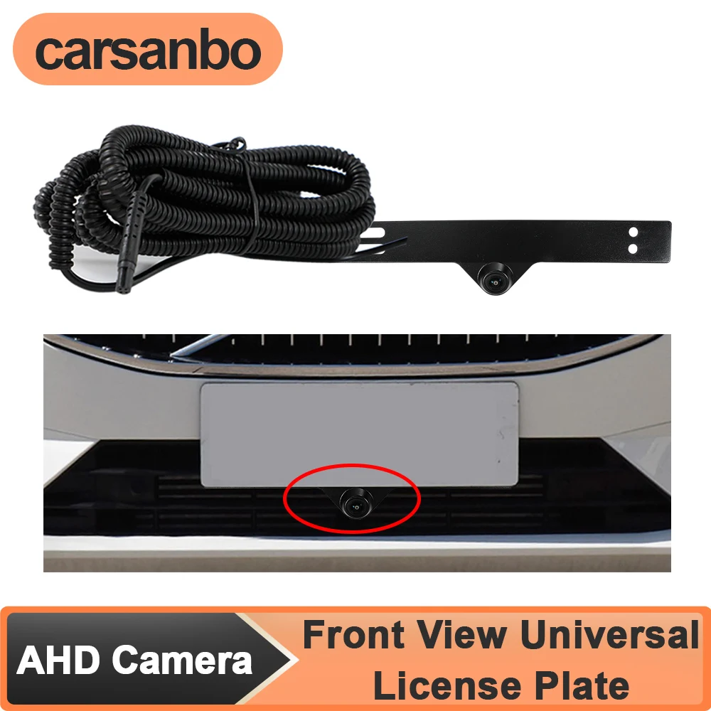 Carsanbo AHD 1080P Car Front View Camera Universal License Plate Fisheye Night Vision 150° Lens Vehicle Front Camera Waterproof
Carsanbo AHD 1080P Car Front View Camera Universal License Plate Fisheye Night Vision 150° Lens Vehicle Front Camera Waterproof