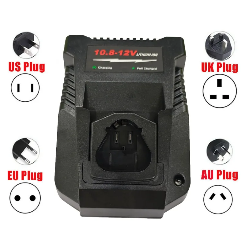 Portable Fast Charger Lithium Battery Charging Station Compatible for Bosch 10.8–12V Li-ion Batteries Power Tool Battery Charger
Portable Fast Charger Lithium Battery Charging Station Compatible for Bosch 10.8–12V Li-ion Batteries Power Tool Battery Charger