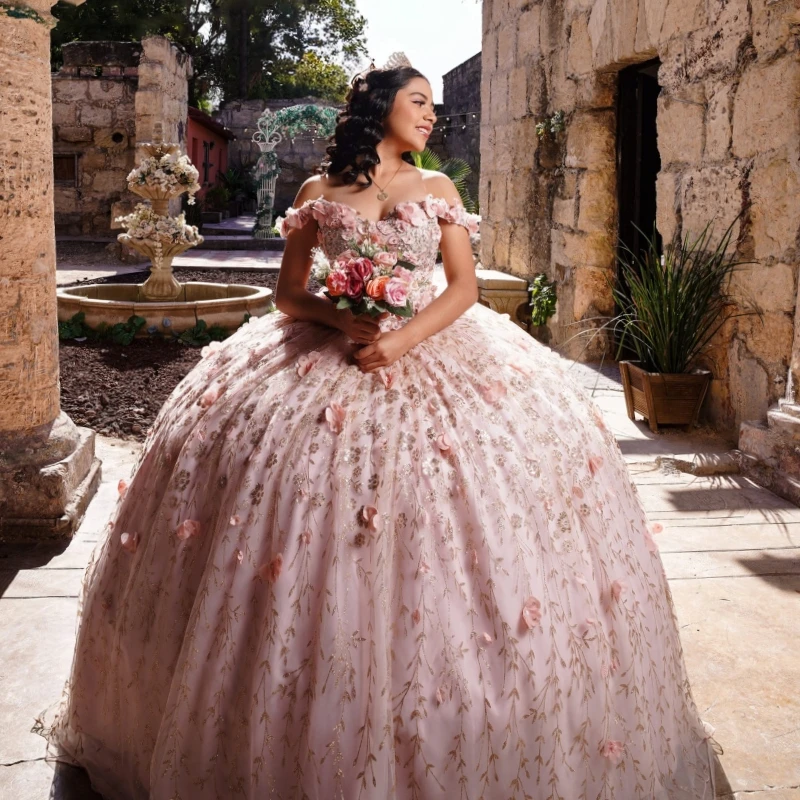 Pink Shiny Quinceanera Dresses Ball Gown Off The Shoulder Sequin Applique Lace Beading Crystal Tull Party Birthday Sweet 16 Dres
Pink Shiny Quinceanera Dresses Ball Gown Off The Shoulder Sequin Applique Lace Beading Crystal Tull Party Birthday Sweet 16 Dres