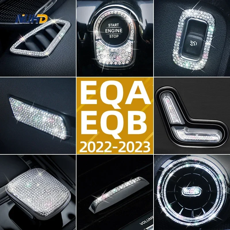 For Mercedes-Benz EQA EQB EQA260 EQB350 Series Diamond Automotive Interior Trim Decoration Stickers Protector Cover Accessories
For Mercedes-Benz EQA EQB EQA260 EQB350 Series Diamond Automotive Interior Trim Decoration Stickers Protector Cover Accessories