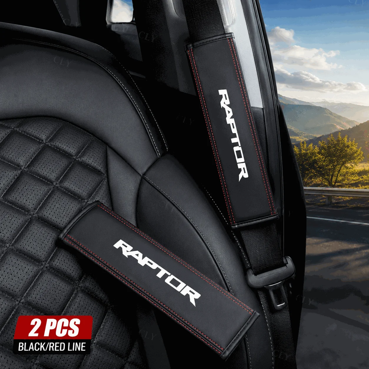 2pcs Car seat belt Nappa leather Shoulder Protector Safety Belt For Ford Raptor F150 2019 2020 2021 2022 2023 car accessories
2pcs Car seat belt Nappa leather Shoulder Protector Safety Belt For Ford Raptor F150 2019 2020 2021 2022 2023 car accessories