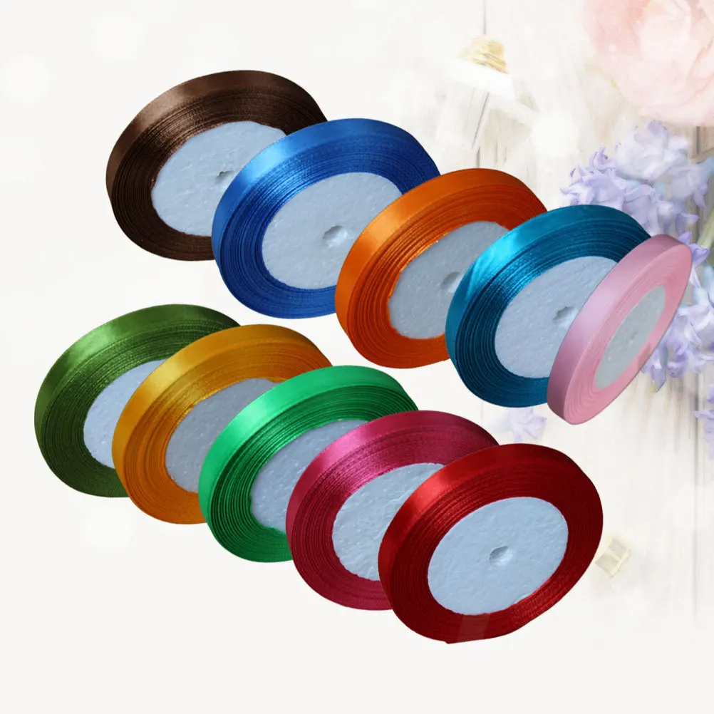 10 Rolls Durable Polyester Woven Ribbon Gift Wrapping Strap for Wedding Birthday Holiday DIY Ribbons Christmas Gift Strip
10 Rolls Durable Polyester Woven Ribbon Gift Wrapping Strap for Wedding Birthday Holiday DIY Ribbons Christmas Gift Strip