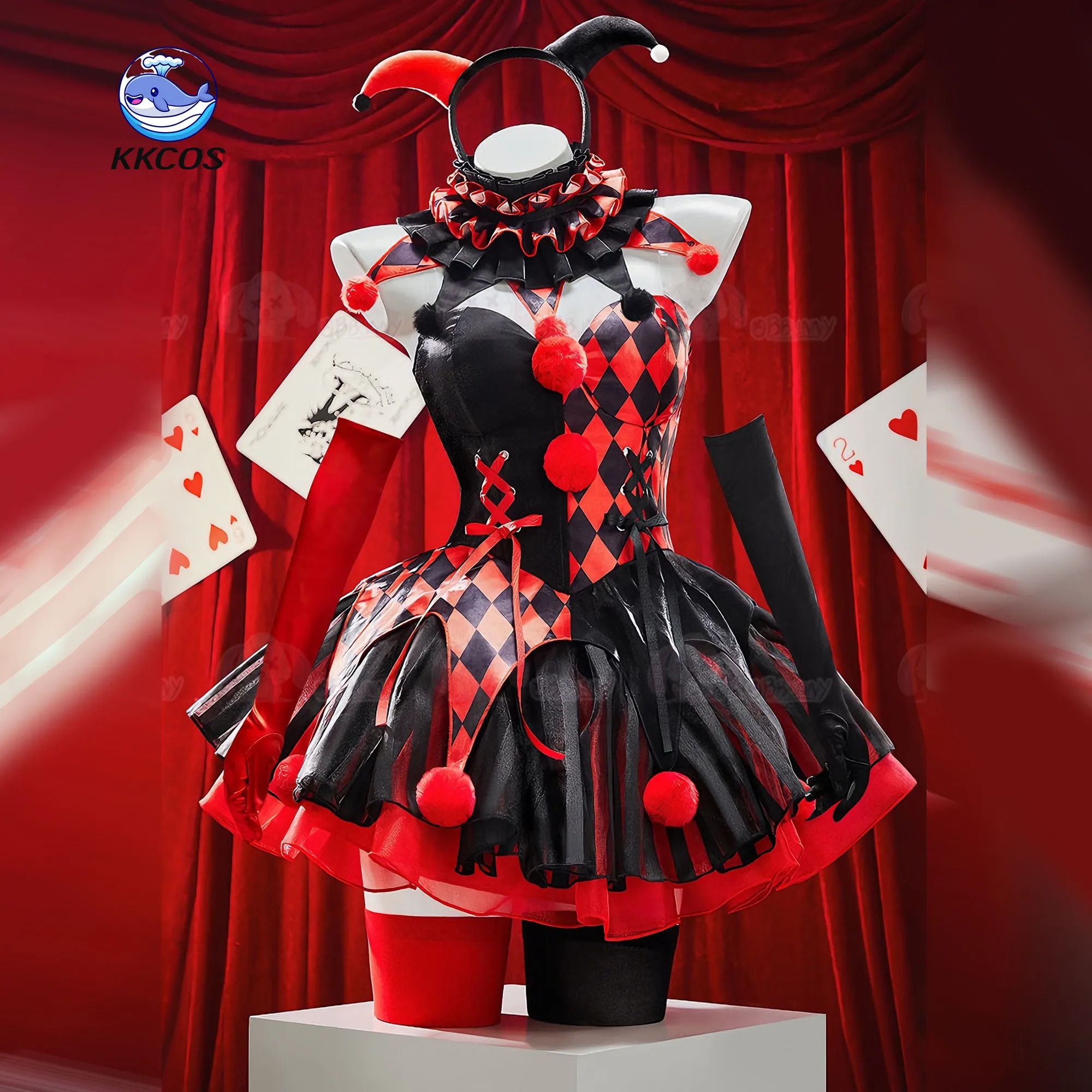 Staggering Number Circus Grotesque Circus Red and Black Gothic Clown Halloween Dress Carnival Party cosplay Costume CosCake
Staggering Number Circus Grotesque Circus Red and Black Gothic Clown Halloween Dress Carnival Party cosplay Costume CosCake