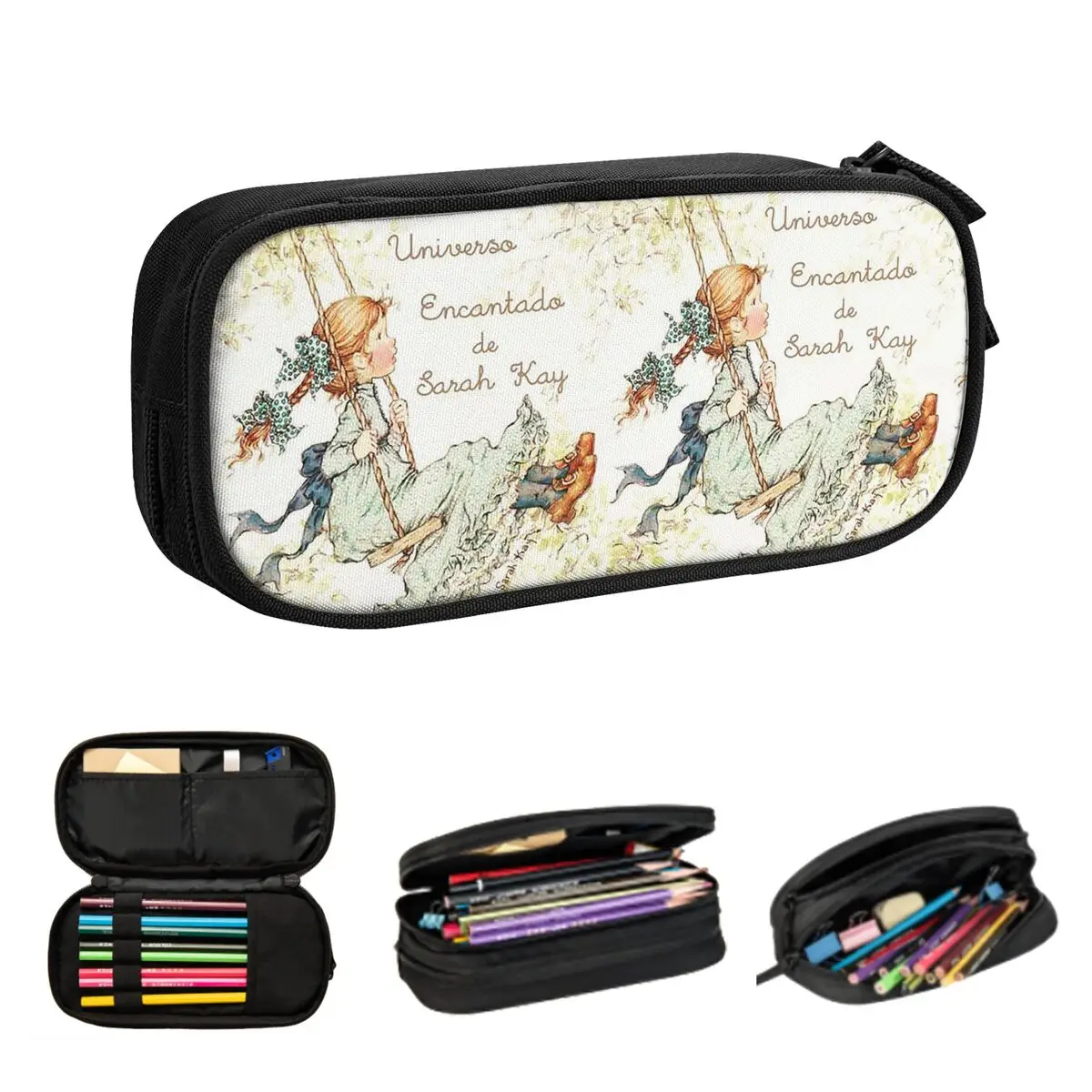 Sarah Kay Girl Pencil Cases for Students School Pen Box Pencil Bag Large Storage Pencil Pouch
Sarah Kay Girl Pencil Cases for Students School Pen Box Pencil Bag Large Storage Pencil Pouch