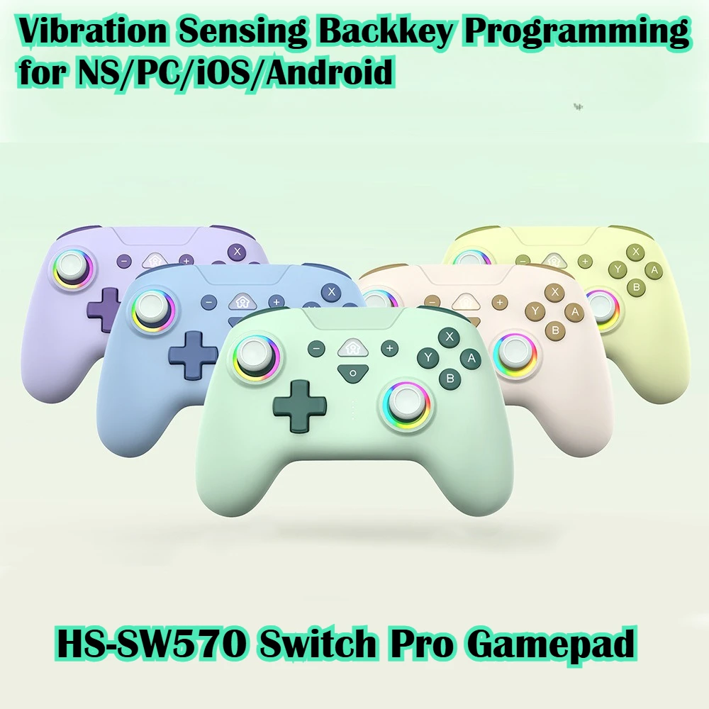 Bluetooth Wireless Controller 6 Axis Gyro Dual Vibration Gamepad For Switch Lite PC IOS Android Steam Programmable Gaming Joypad
Bluetooth Wireless Controller 6 Axis Gyro Dual Vibration Gamepad For Switch Lite PC IOS Android Steam Programmable Gaming Joypad