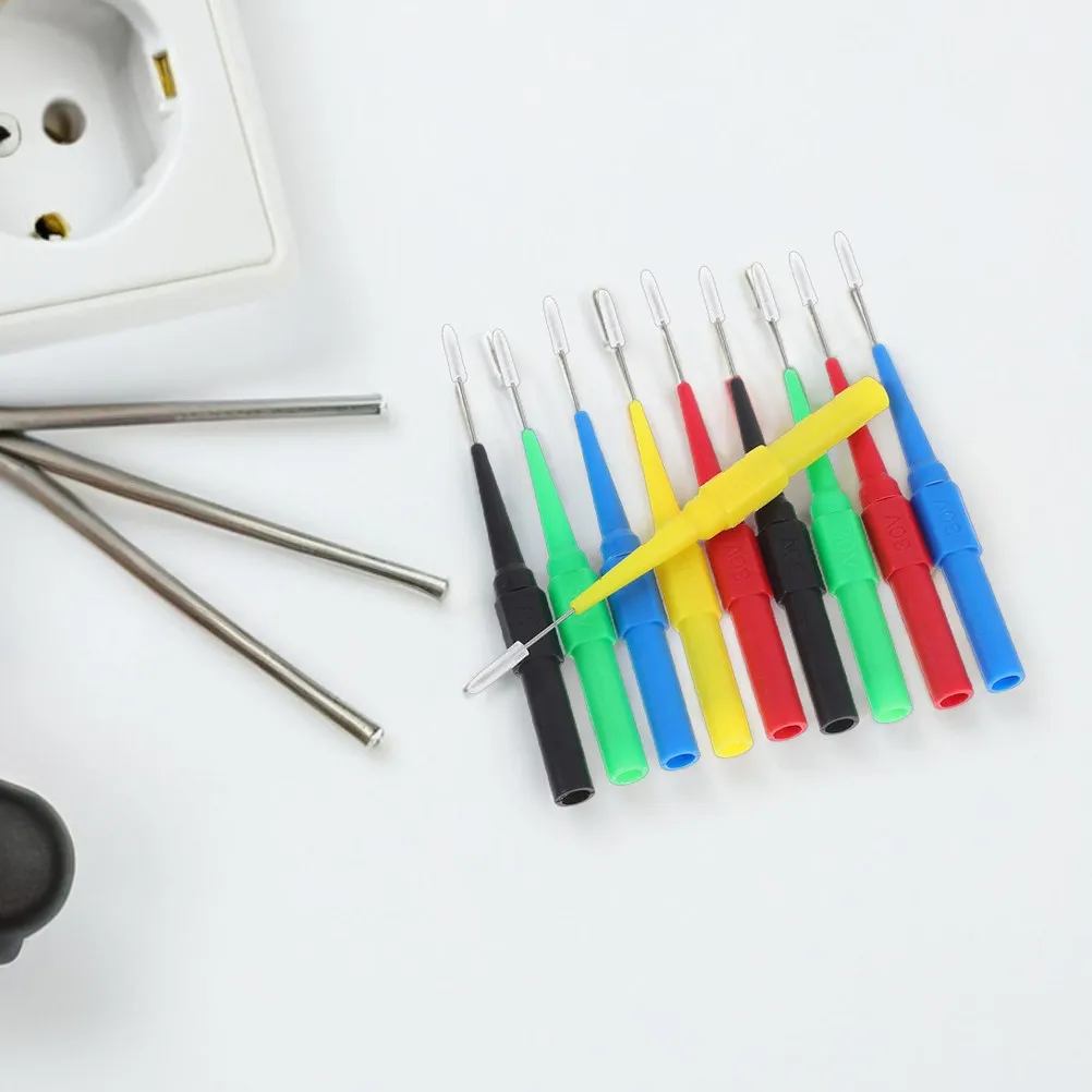 15Pcs Puncture Probes for Multimeter 0.7mm Needle Tip High Temperature Resistant Back Probe Car Voltage Tester Automotive
15Pcs Puncture Probes for Multimeter 0.7mm Needle Tip High Temperature Resistant Back Probe Car Voltage Tester Automotive
