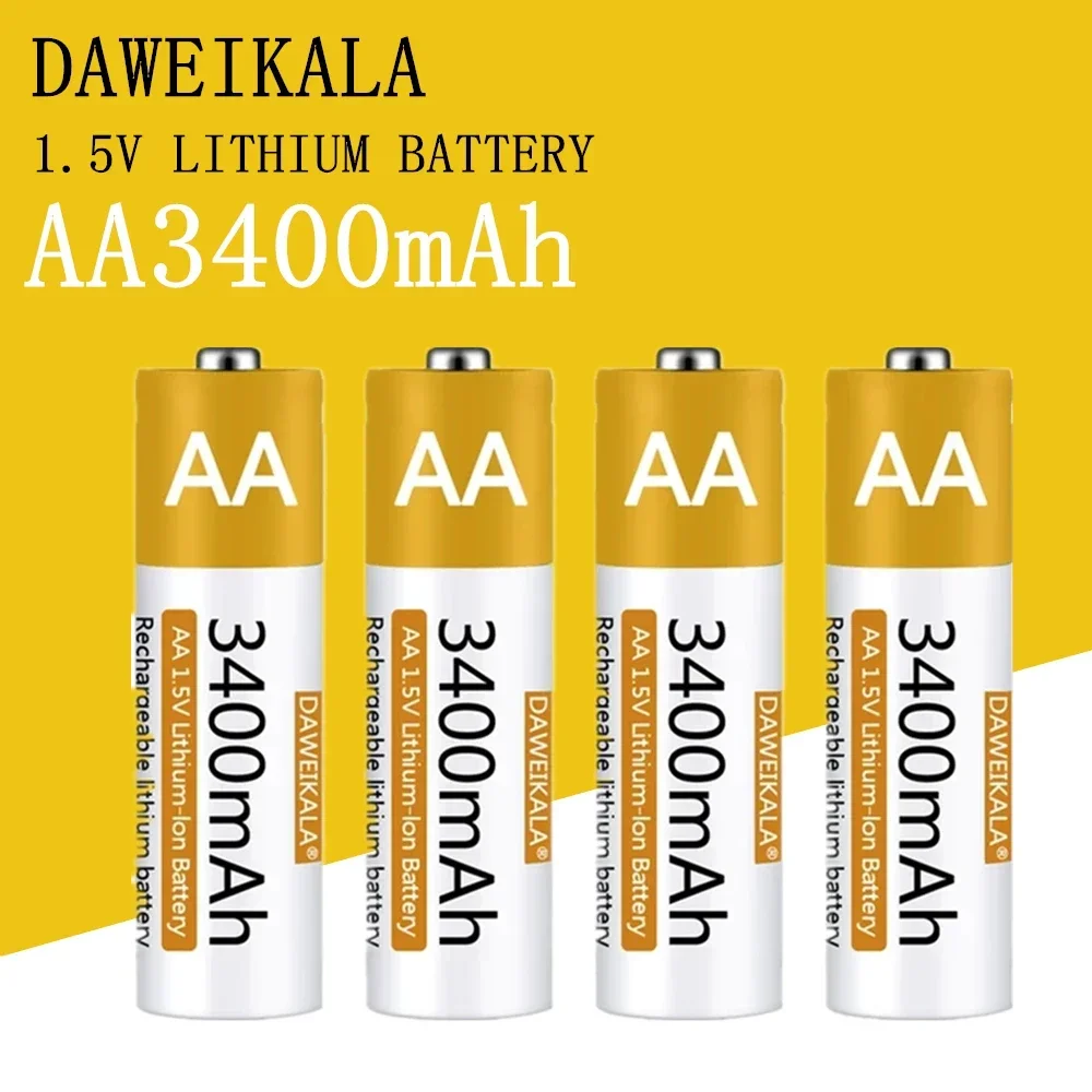 Батарея AA 1,5 В, литий-ионная аккумуляторная батарея типа АА, 3400 мАч, литий-ионная батарея типа АА для дистанционного управления мышью, маленьким вентилятором, электрическая игрушка
Батарея AA 1,5 В, литий-ионная аккумуляторная батарея типа АА, 3400 мАч, литий-ионная батарея типа АА для дистанционного управления мышью, маленьким вентилятором, электрическая игрушка