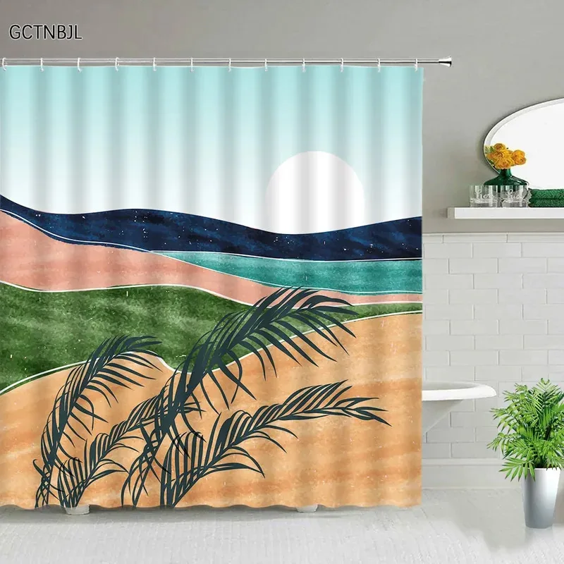 ZHL22Abstract Shower Curtains Geometric Creative Lines Color Mountain Green Leaf Round Sun Printing Bath Curtain Polyester D2Ol%
ZHL22Abstract Shower Curtains Geometric Creative Lines Color Mountain Green Leaf Round Sun Printing Bath Curtain Polyester D2Ol%