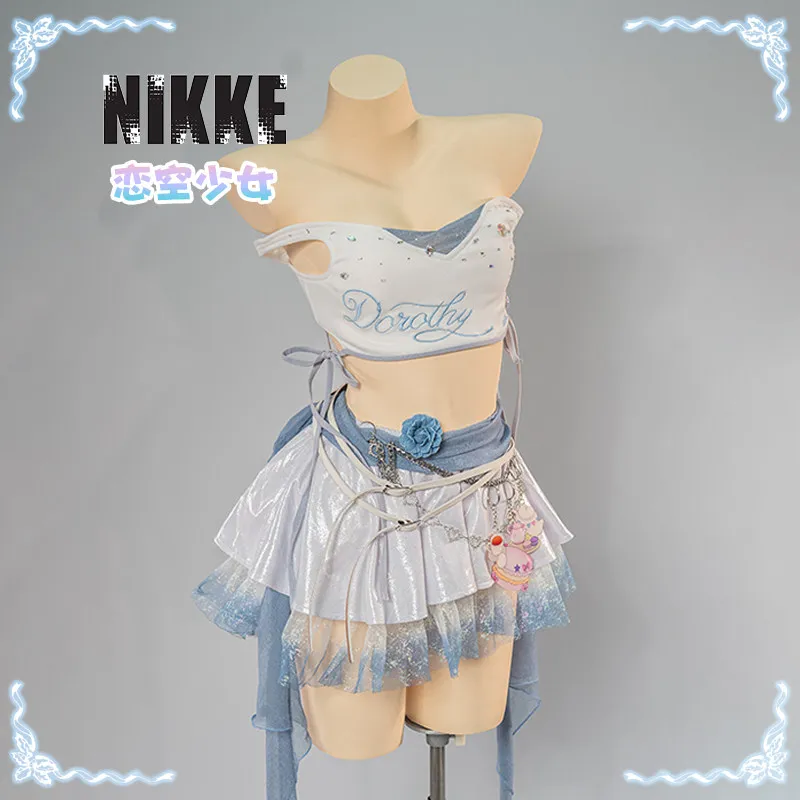 NIKKE Dorothy Cosplay Costume Girl Group Stage Outfit Full Set for Women Halloween Carnival Party
NIKKE Dorothy Cosplay Costume Girl Group Stage Outfit Full Set for Women Halloween Carnival Party
