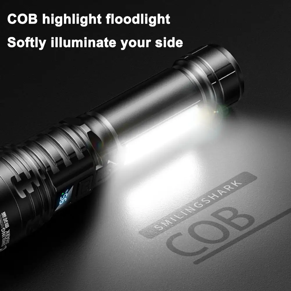 SD-5406A LED Zoom Flashlight 2-4 H Runtime COB Floodlight Side Light Type-C Fast Charge With Digital Power Display For Outd Z5X3
SD-5406A LED Zoom Flashlight 2-4 H Runtime COB Floodlight Side Light Type-C Fast Charge With Digital Power Display For Outd Z5X3