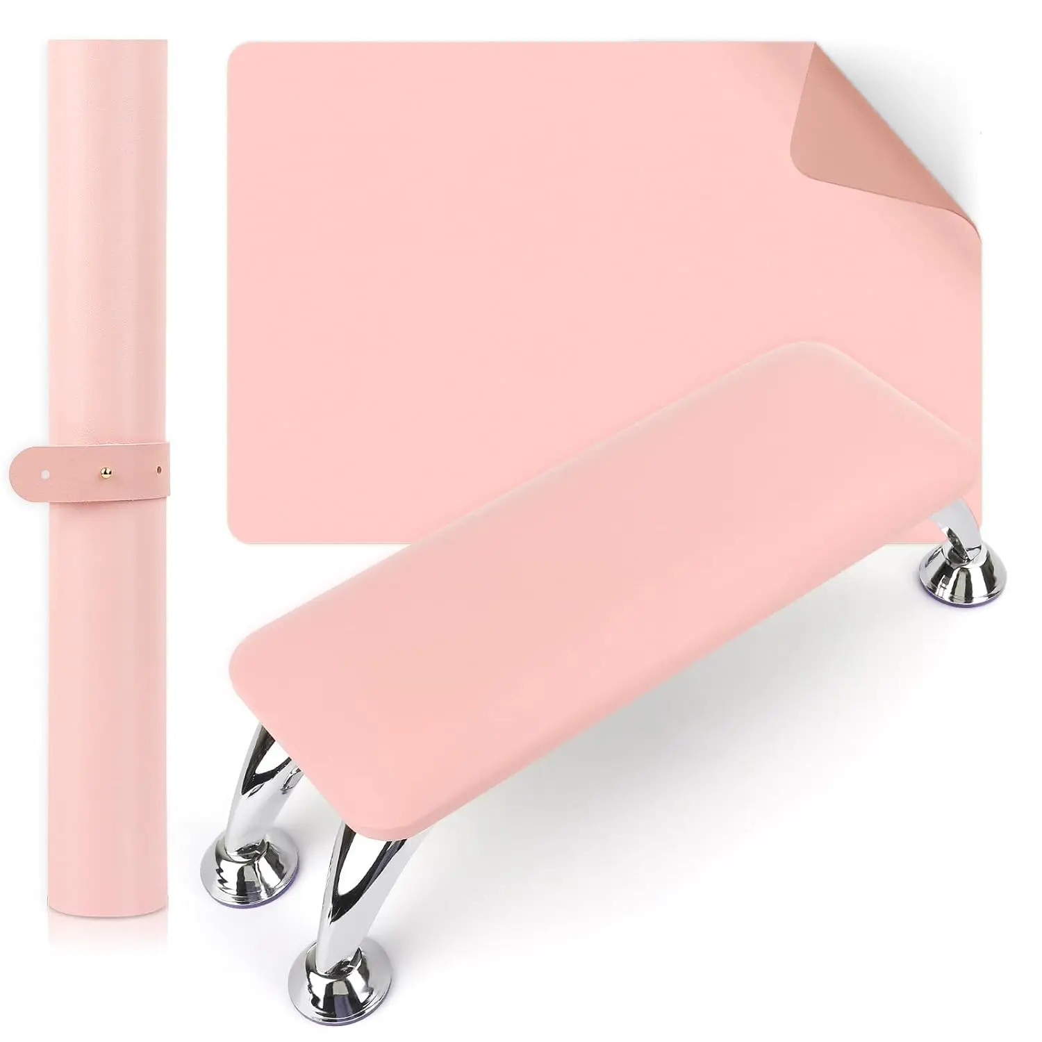 Розовая складная подушка-подставка для рук с ковриком из микрофибры для акриловых ногтей, мягкая подушка-подставка для ног для использования мастерами маникюра
Розовая складная подушка-подставка для рук с ковриком из микрофибры для акриловых ногтей, мягкая подушка-подставка для ног для использования мастерами маникюра