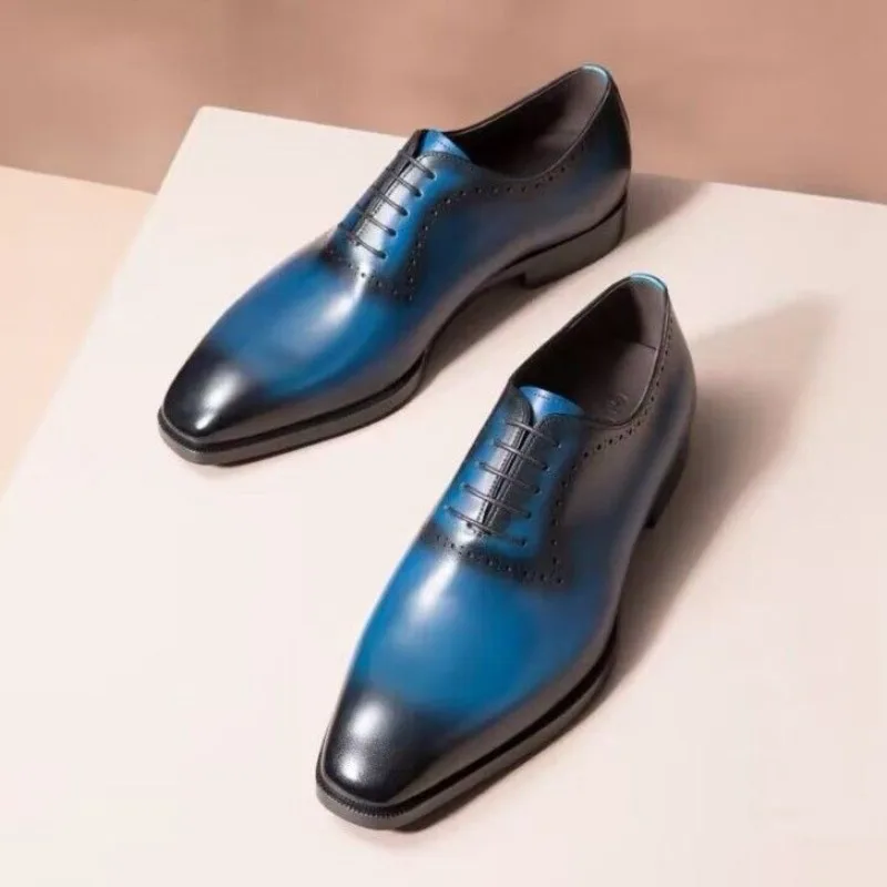 Men Genuine Leather Oxford Shoes Business Formal Dress Shoes Classic Lace Up Wedding Shoes
Men Genuine Leather Oxford Shoes Business Formal Dress Shoes Classic Lace Up Wedding Shoes