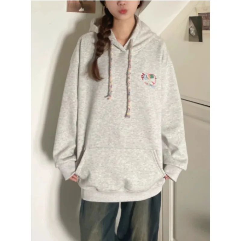 Retro Japanese Sle Oversize Hoodie ex Floral ey Trendy Design Casual Outerwear for Couples Youth Culture Streetwear
Retro Japanese Sle Oversize Hoodie ex Floral ey Trendy Design Casual Outerwear for Couples Youth Culture Streetwear