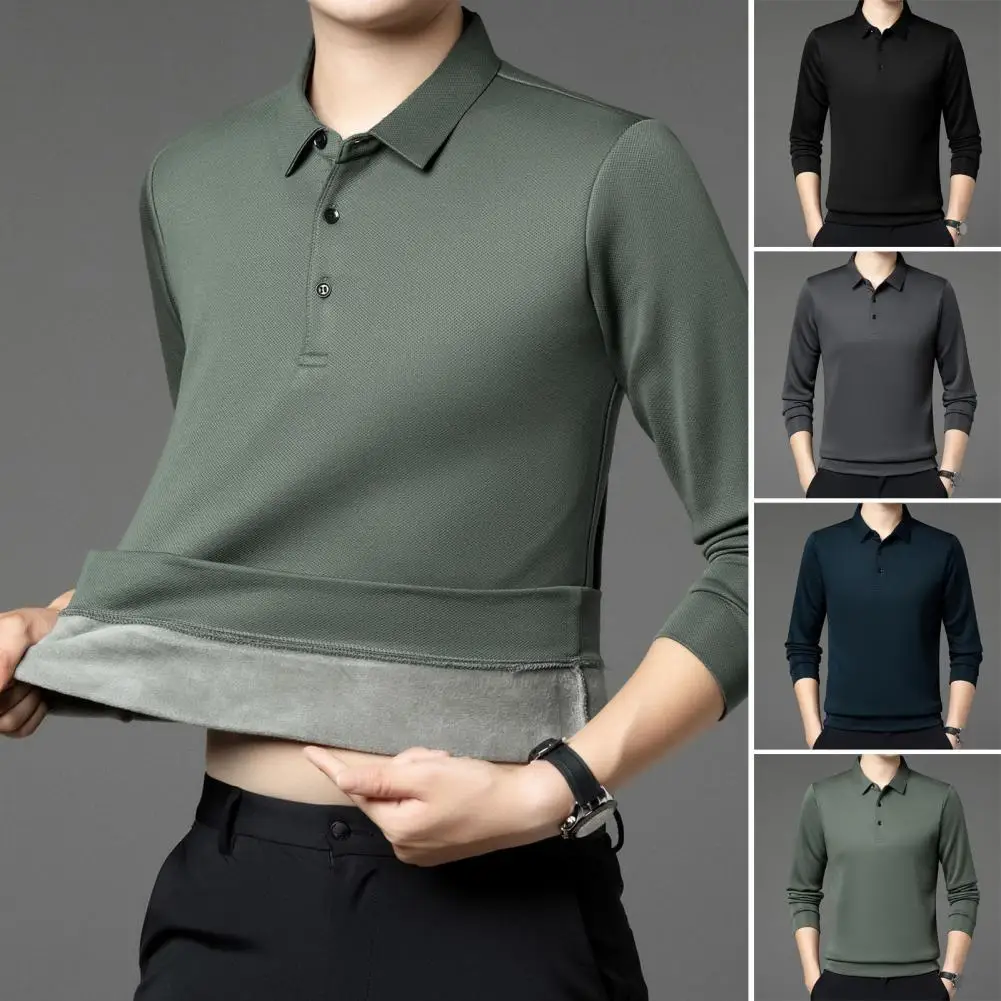 Men Solid Color Warm Base Shirt Men's Winter Fleece Lined Button Down Shirt Long Sleeve Lapel Top Slim Fit Solid Color Thick
Men Solid Color Warm Base Shirt Men's Winter Fleece Lined Button Down Shirt Long Sleeve Lapel Top Slim Fit Solid Color Thick
