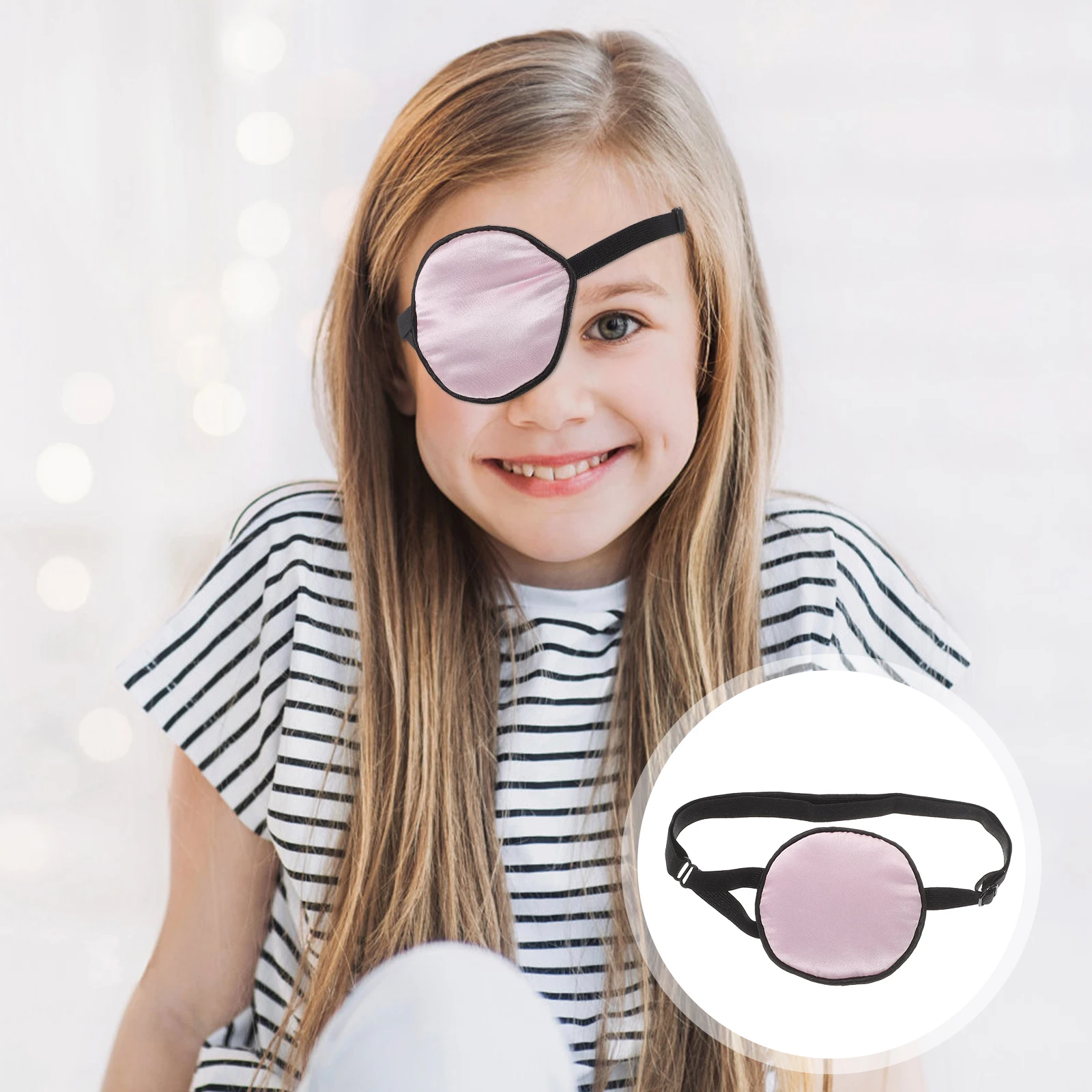 Adjustable Elastic Amblyopia Patch Reusable Vision Training Single Satin Cover Comfortable Breathable Lazy Eye
Adjustable Elastic Amblyopia Patch Reusable Vision Training Single Satin Cover Comfortable Breathable Lazy Eye