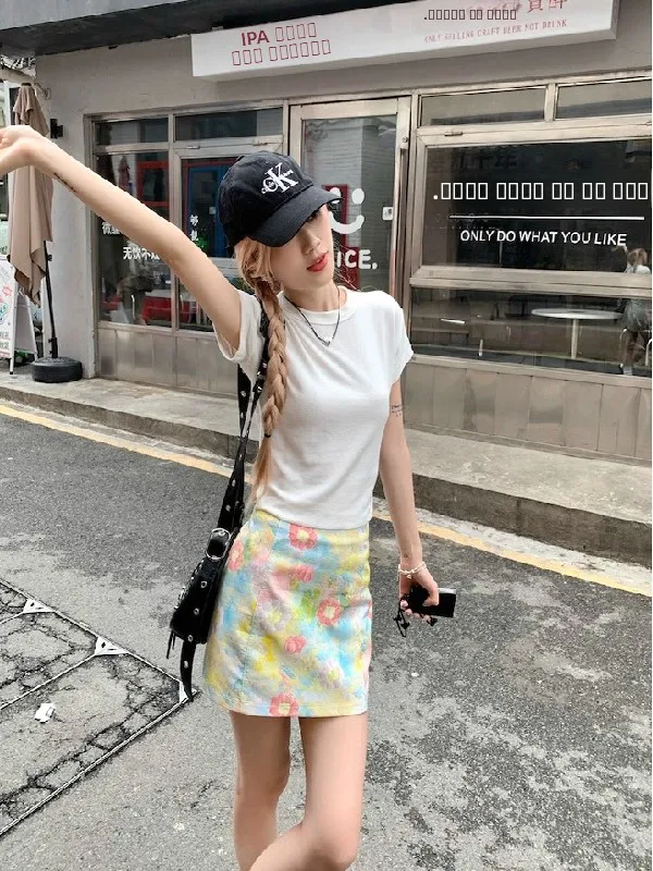 Floral Print High Waist A-Line Skirt Women's Summer Slimming Skirt Sli ort Skirt Commute Korean Sle Skirt
Floral Print High Waist A-Line Skirt Women's Summer Slimming Skirt Sli ort Skirt Commute Korean Sle Skirt