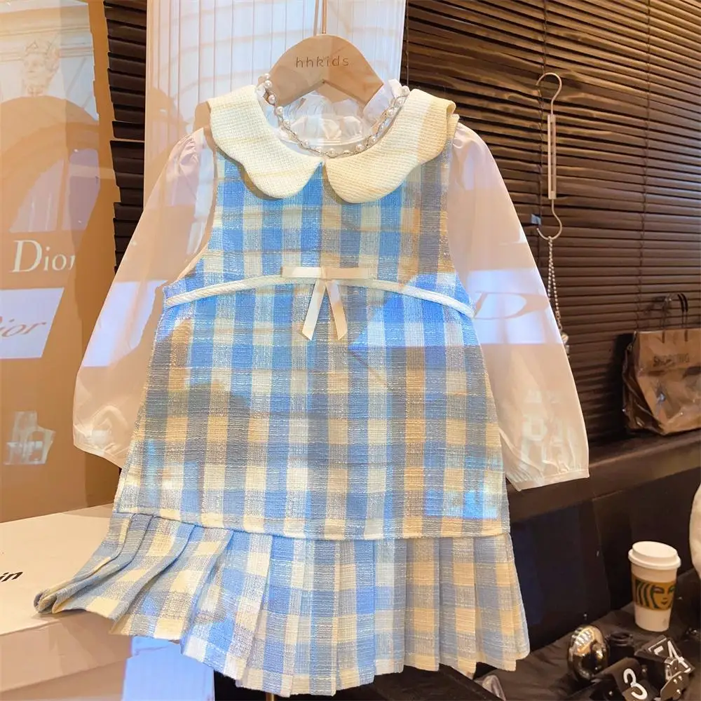 Girls Dresses Spring Autumn 2025 Children's Clothes Shirts Vest Dress 2pcs Princess Party Suit For Baby Girl Costume Kids Outfit
Girls Dresses Spring Autumn 2025 Children's Clothes Shirts Vest Dress 2pcs Princess Party Suit For Baby Girl Costume Kids Outfit