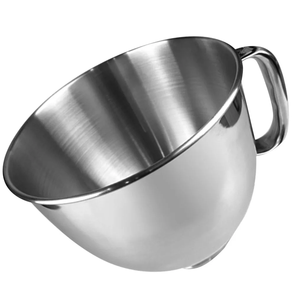 4.5L Stainless Steel Mixer Bowl for Home Baking Heavy Duty Mixing Bowl Flat Bottom Comfort Grip Dishwasher Safe Kitchen Mixer
4.5L Stainless Steel Mixer Bowl for Home Baking Heavy Duty Mixing Bowl Flat Bottom Comfort Grip Dishwasher Safe Kitchen Mixer