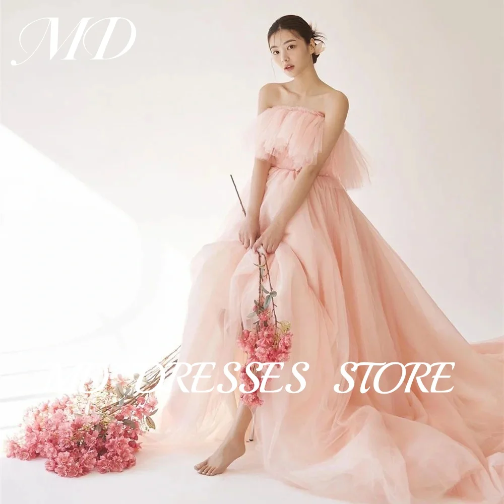 MD Princess Ruffles Blush Pink Wedding Dresses Korea Photoshoot For Pregnant Women Floor-Length Corset Back Customized 2025
MD Princess Ruffles Blush Pink Wedding Dresses Korea Photoshoot For Pregnant Women Floor-Length Corset Back Customized 2025