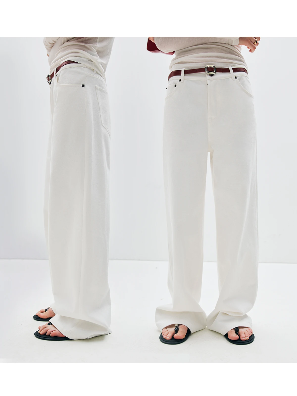 Wide Leg Jeans High Waist Loose Fit Casual Style Commute Friendly Long Pants Wear Resistant Casual Denim Spring Autumn Wear
Wide Leg Jeans High Waist Loose Fit Casual Style Commute Friendly Long Pants Wear Resistant Casual Denim Spring Autumn Wear