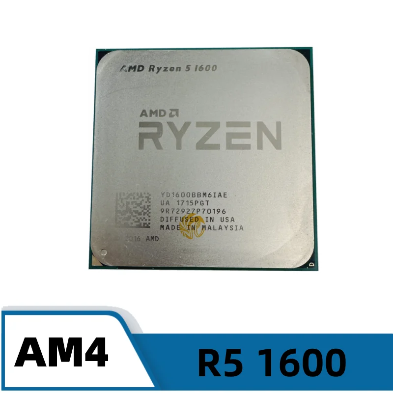 Ryzen 5 1600 CPU 3.2 GHz Six-Core Twelve Thread 65W R5 1600 YD1600BBM6IAE Socket AM4
Ryzen 5 1600 CPU 3.2 GHz Six-Core Twelve Thread 65W R5 1600 YD1600BBM6IAE Socket AM4