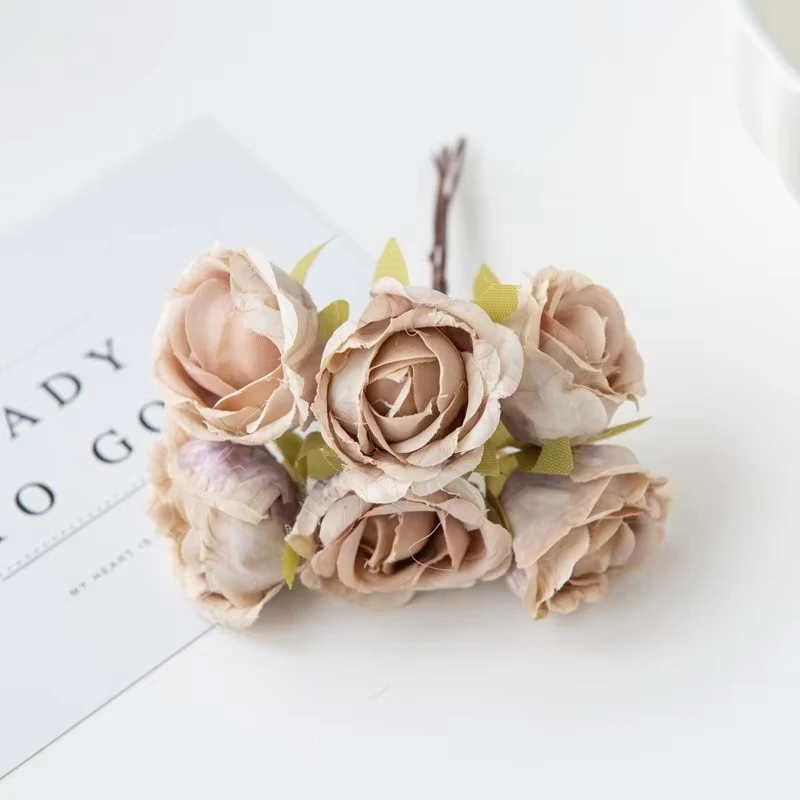 1/2PCS Artificial Flowers Silk Tea Roses Wedding Bouquets Accessories Wreath Christmas Decoration Home Diy Gift Box Bride Filler
1/2PCS Artificial Flowers Silk Tea Roses Wedding Bouquets Accessories Wreath Christmas Decoration Home Diy Gift Box Bride Filler