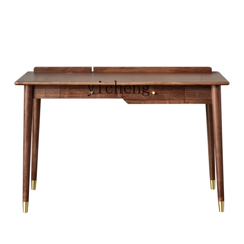 ZZZk Black Walnut Solid Wood Desk Simple Writing Desk Study Computer Desk
ZZZk Black Walnut Solid Wood Desk Simple Writing Desk Study Computer Desk
