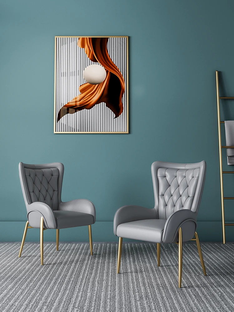 Nordic light luxury dining chair home French Internet celebrity ins makeup chair modern wrought iron dresser back
Nordic light luxury dining chair home French Internet celebrity ins makeup chair modern wrought iron dresser back