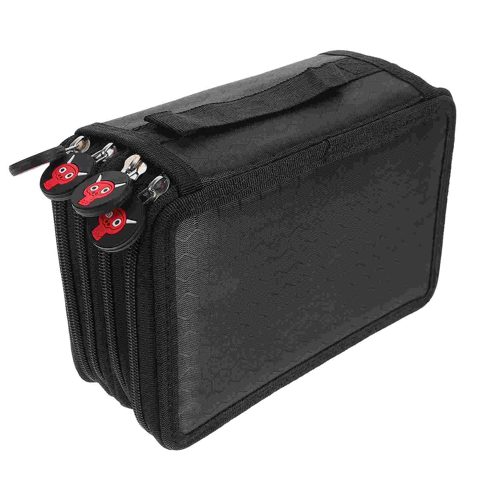 Double Stitch Pencil Case with Slots 72 Bag Colored Portable High Capacity Roomy Pencils
Double Stitch Pencil Case with Slots 72 Bag Colored Portable High Capacity Roomy Pencils