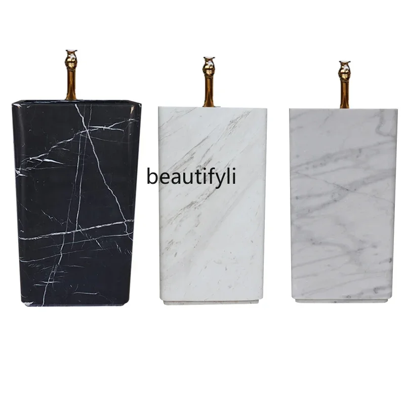 ls 42Natural marble integrated column basin bathroom stone wash basin hotel model room light luxury vertical wash basin
ls 42Natural marble integrated column basin bathroom stone wash basin hotel model room light luxury vertical wash basin