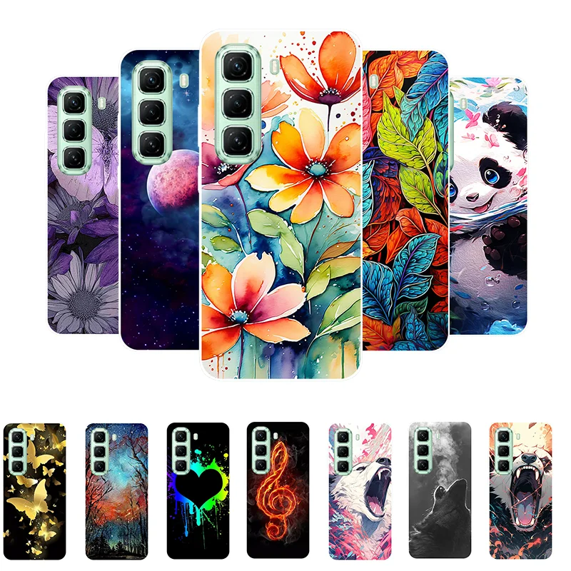 Silicone Case For Infinix Hot 50 5G Flowers Panda Coque Fundas For Infinix Hot 50 5G X6720 Case Soft TPU Protective Cover
Silicone Case For Infinix Hot 50 5G Flowers Panda Coque Fundas For Infinix Hot 50 5G X6720 Case Soft TPU Protective Cover
