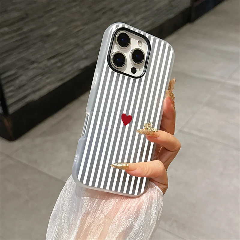 White Striped Love Heart 2 in 1 Y2K Phone Case For Huawei Honor 600 400 Pro X6C X5C X7D X9D X8D X6D X9 X7B X9A 90 Magic 7 6 Lite
White Striped Love Heart 2 in 1 Y2K Phone Case For Huawei Honor 600 400 Pro X6C X5C X7D X9D X8D X6D X9 X7B X9A 90 Magic 7 6 Lite
