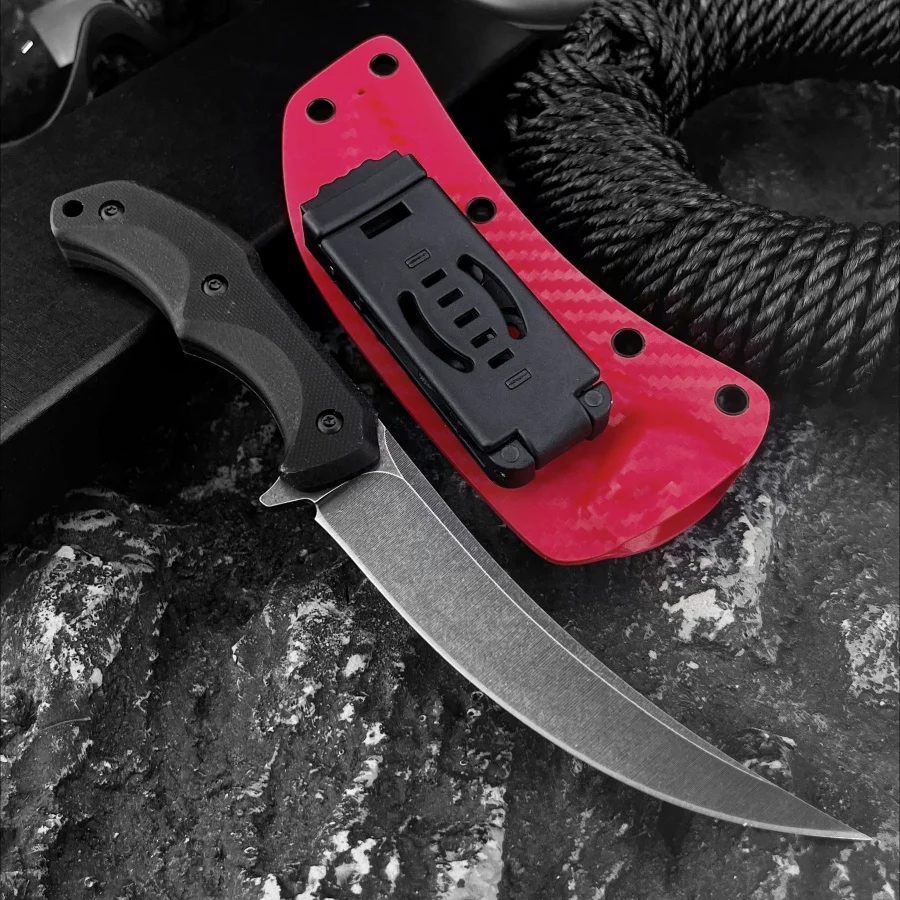 Профессиональный тактический нож 7Cr13Mov с лезвием и ручкой G10, портативный и нож для выживания высокой твердости и самообороны, рыболовный нож
Профессиональный тактический нож 7Cr13Mov с лезвием и ручкой G10, портативный и нож для выживания высокой твердости и самообороны, рыболовный нож