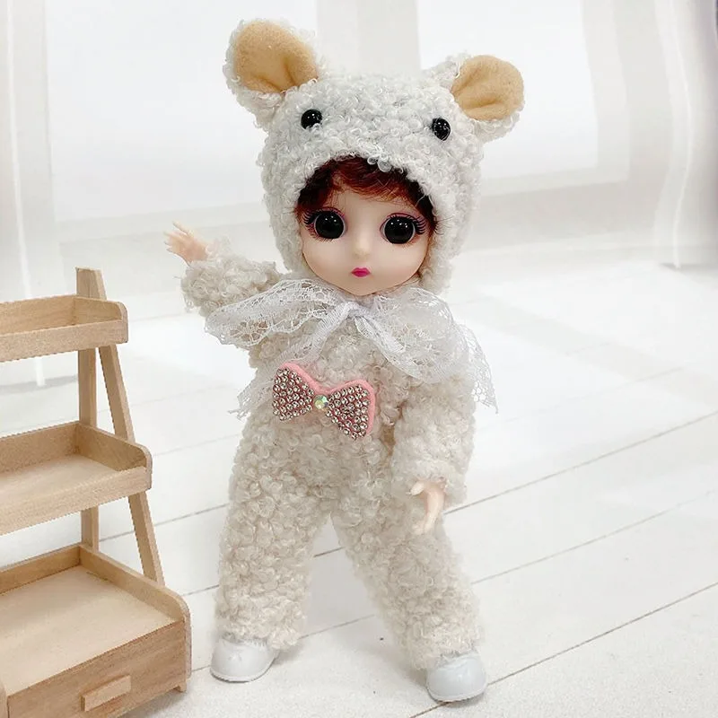 Cute Princess Doll BJD 16cm DIY Doll Toys with Clothes Shoes Movable Sweet Face Child Girl Birthday Gift for Kids
Cute Princess Doll BJD 16cm DIY Doll Toys with Clothes Shoes Movable Sweet Face Child Girl Birthday Gift for Kids