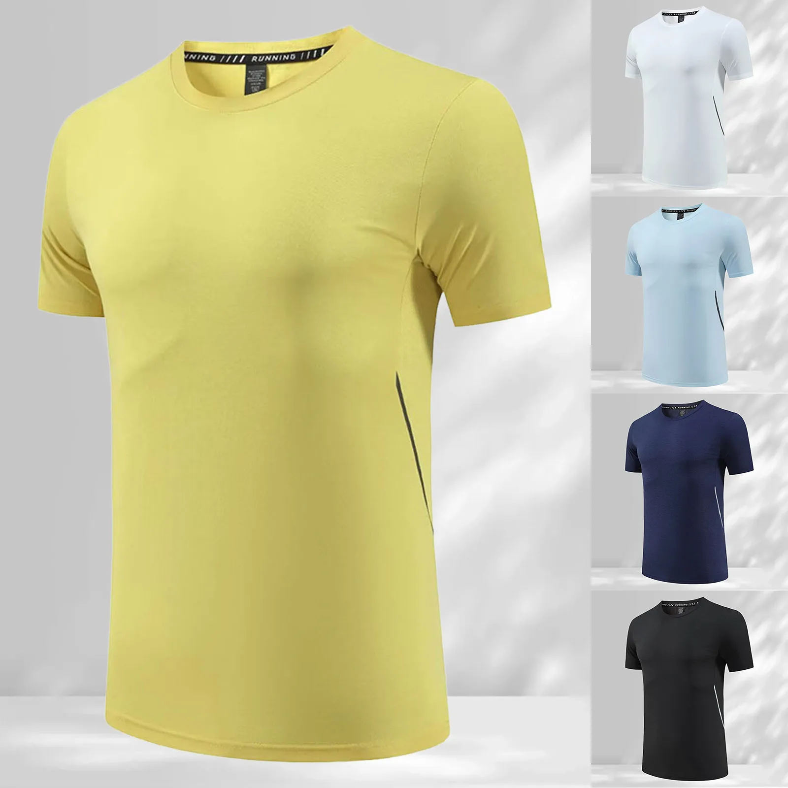 Men's Short Sleeved Round Neck Bottom Shirt Outdoor Hiking Wicking Sweat Reducing Odour Tops Sports T Shirt Mens Big And Tall
Men's Short Sleeved Round Neck Bottom Shirt Outdoor Hiking Wicking Sweat Reducing Odour Tops Sports T Shirt Mens Big And Tall