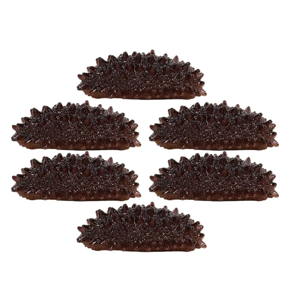 6 Pcs Sea Cucumber Fake Food Decor Dark Brown PVC Photo Prop Montessori Simulation Sea Cucumber Model Toy Seafood Model
6 Pcs Sea Cucumber Fake Food Decor Dark Brown PVC Photo Prop Montessori Simulation Sea Cucumber Model Toy Seafood Model