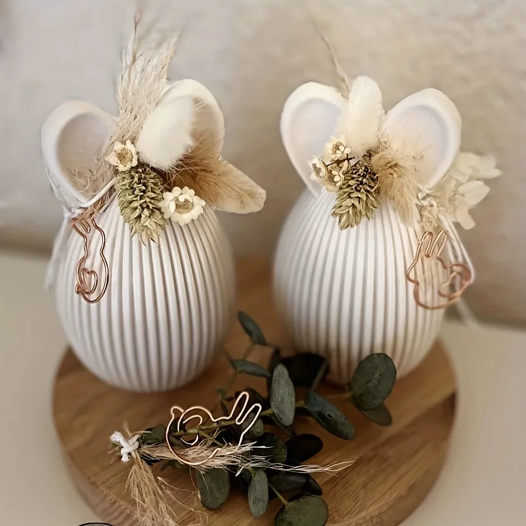 Силиконовая форма для яиц в полоску с кроличьими ушками — реалистичный дизайн для поделок своими руками, многоразовая и совместима с воском, смолой и штукатуркой
Силиконовая форма для яиц в полоску с кроличьими ушками — реалистичный дизайн для поделок своими руками, многоразовая и совместима с воском, смолой и штукатуркой