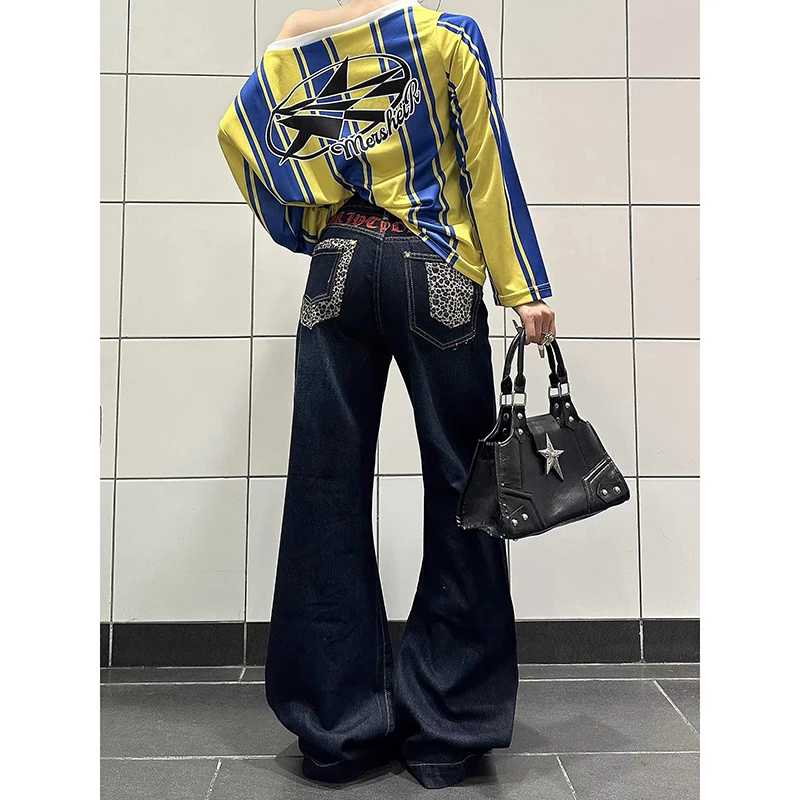 YIBASHU женские мешковатые синие джинсы оверсайз джинсовые брюки с высокой талией 90-х годов корейские Y2k эстетические винтажные леопардовые брюки одежда в стиле гранж
YIBASHU женские мешковатые синие джинсы оверсайз джинсовые брюки с высокой талией 90-х годов корейские Y2k эстетические винтажные леопардовые брюки одежда в стиле гранж