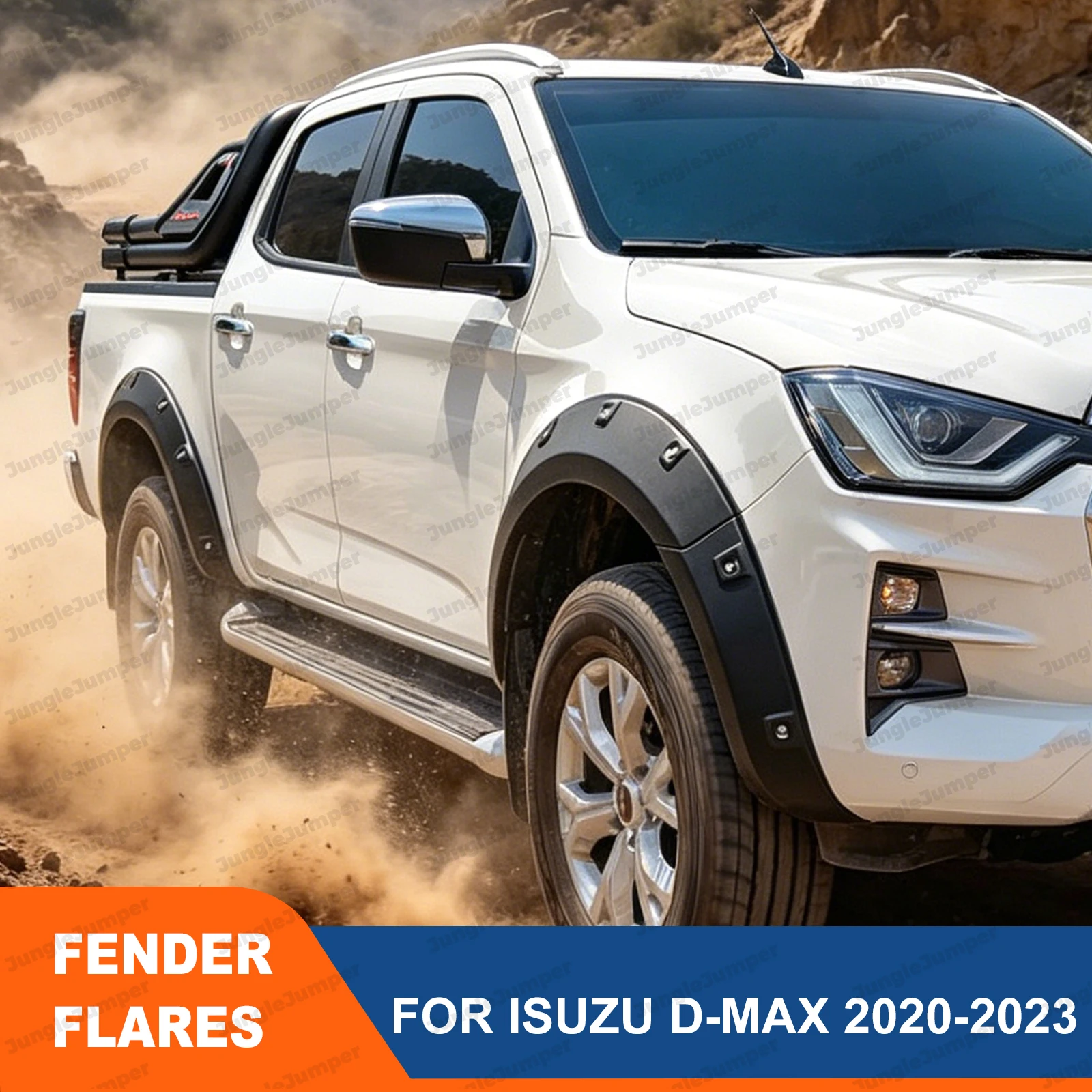 Front & Rear Fender Flares Wheel Extension Arch Cover Trim For ISUZU D-MAX Dmax 2020-2023 Double Cab Offroad Car Accessories
Front & Rear Fender Flares Wheel Extension Arch Cover Trim For ISUZU D-MAX Dmax 2020-2023 Double Cab Offroad Car Accessories