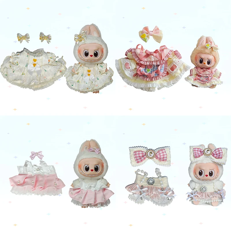 17cm Cute Mini Plush Doll'S Clothes Outfit Accessories for Korea Kpop Exo Labubu Idol Dolls Skirt Hat Clothing DIY Kids Gift
17cm Cute Mini Plush Doll'S Clothes Outfit Accessories for Korea Kpop Exo Labubu Idol Dolls Skirt Hat Clothing DIY Kids Gift