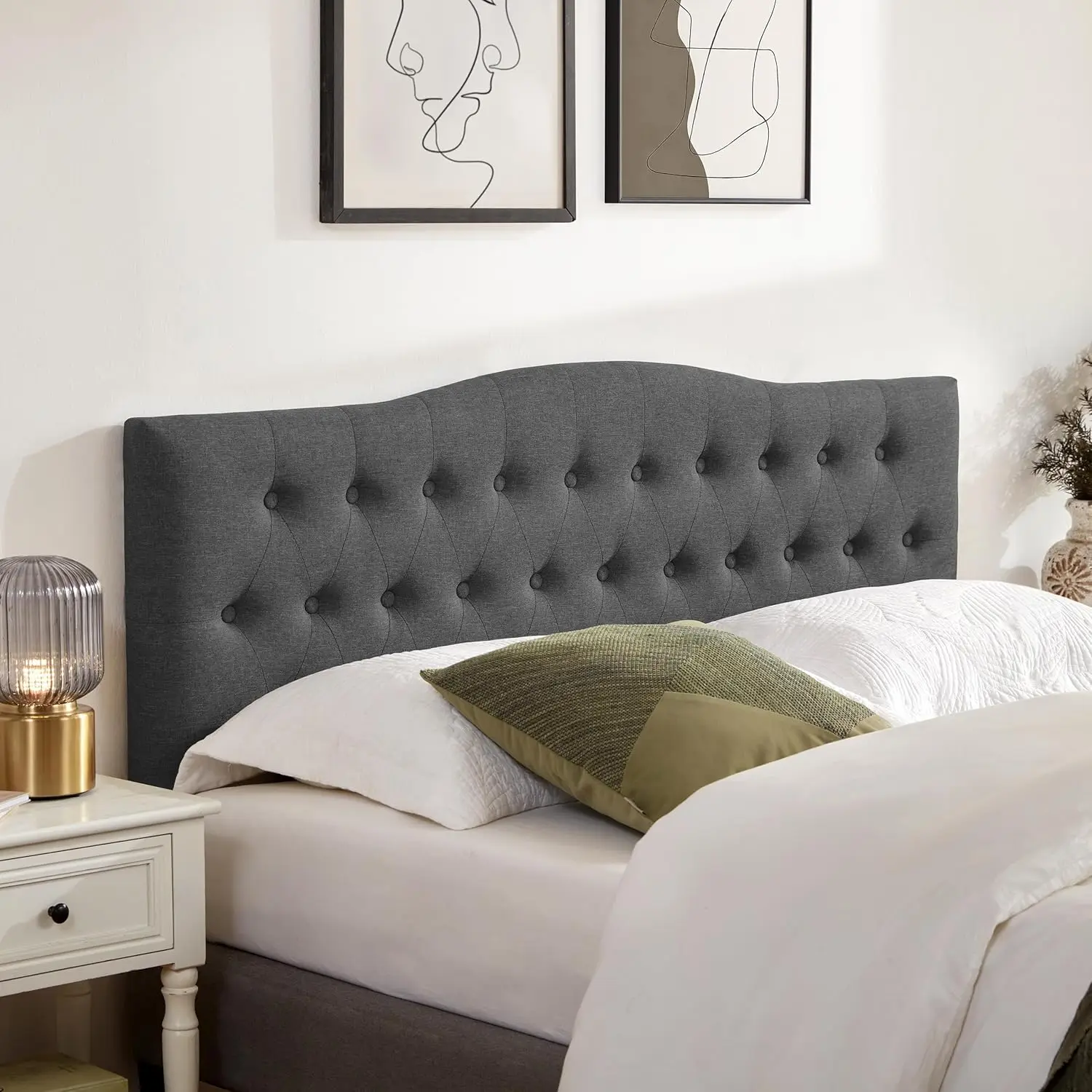 Tufted Upholstered Headboard Twin Size, Sturdy And Durable Solid Wood Twin Xl Headboard, Fabric Headboard Adjustable Height
Tufted Upholstered Headboard Twin Size, Sturdy And Durable Solid Wood Twin Xl Headboard, Fabric Headboard Adjustable Height