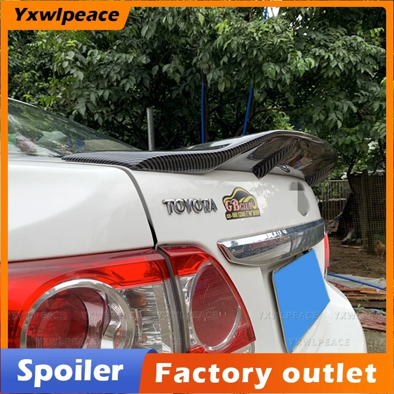 For Toyota Corolla Spoiler 2008 2009 2010 2011 2012 2013 R Style Real Carbon Fiber/ABS Rear Trunk Lip Spoiler Car Accessories
For Toyota Corolla Spoiler 2008 2009 2010 2011 2012 2013 R Style Real Carbon Fiber/ABS Rear Trunk Lip Spoiler Car Accessories