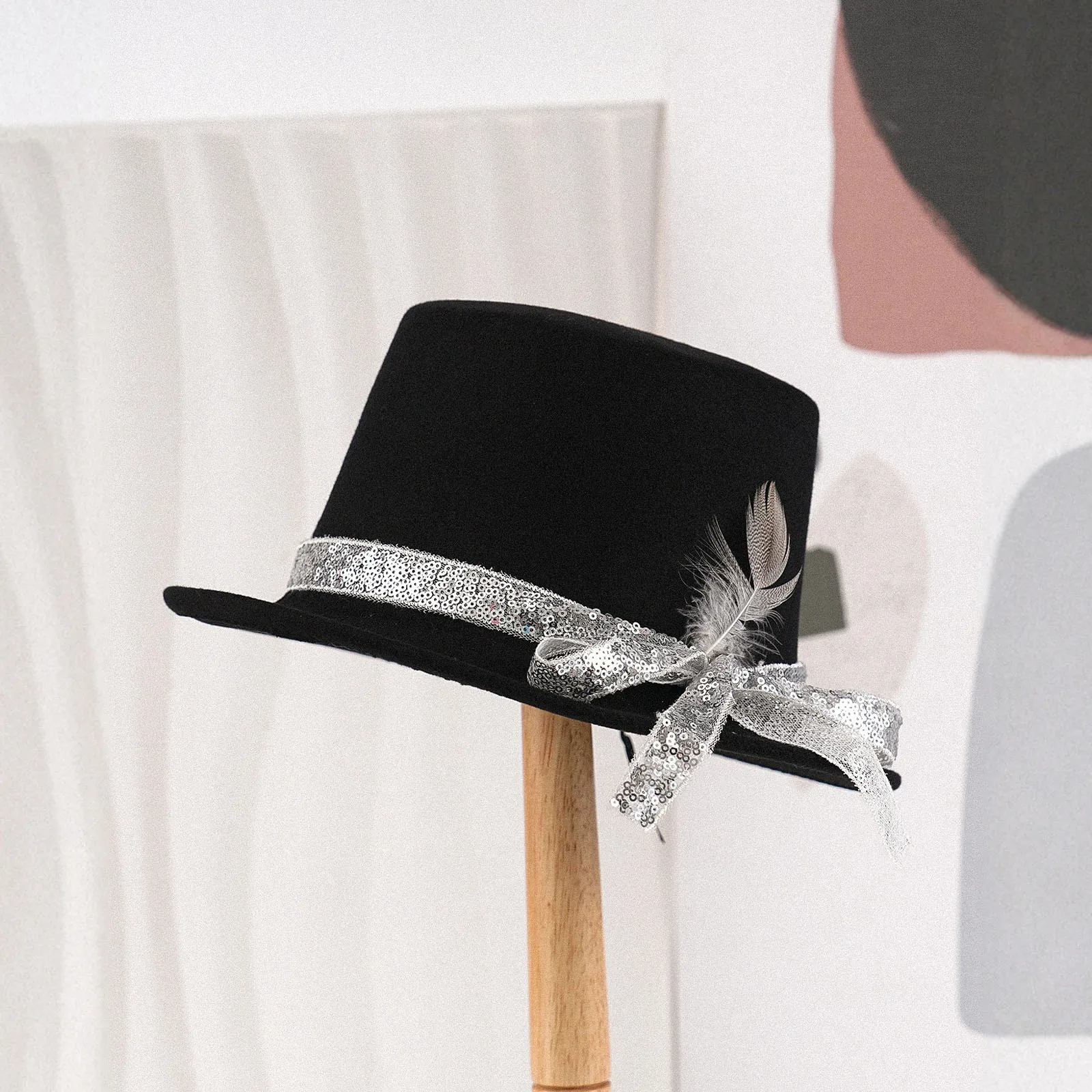 Elegant Women Fedora Hat Vintage Pompom Bowknot Flat Top Felt Hat Summer Autumn Imitation Woolen Bowler Cap Panama Church Hat
Elegant Women Fedora Hat Vintage Pompom Bowknot Flat Top Felt Hat Summer Autumn Imitation Woolen Bowler Cap Panama Church Hat