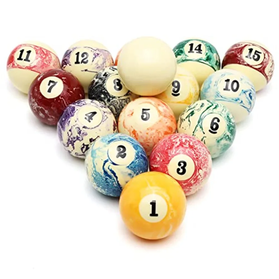 Professional Pool Balls/Billiard Balls Set, Complete 16 Balls for Pool Tables
Professional Pool Balls/Billiard Balls Set, Complete 16 Balls for Pool Tables