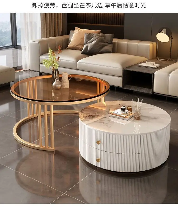 Rock Slab Tabletop Coffee Table Living Room Furniture Metal Sofa Side Gold Luxury Table Nordic Round Combination Tea Table
Rock Slab Tabletop Coffee Table Living Room Furniture Metal Sofa Side Gold Luxury Table Nordic Round Combination Tea Table