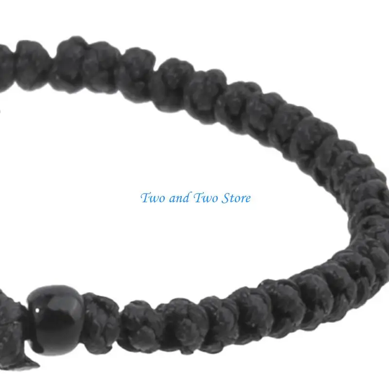 HX6F Handwoven Crucifix Bracelet Adjustable Closure Comfortable Wear Religious Symbol
HX6F Handwoven Crucifix Bracelet Adjustable Closure Comfortable Wear Religious Symbol