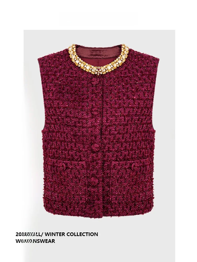 Forever 2 Red Svel Ele Versatile Luxury Vest Faionable Commute Sle Pear ape Fit 2024 Summer Collection
Forever 2 Red Svel Ele Versatile Luxury Vest Faionable Commute Sle Pear ape Fit 2024 Summer Collection
