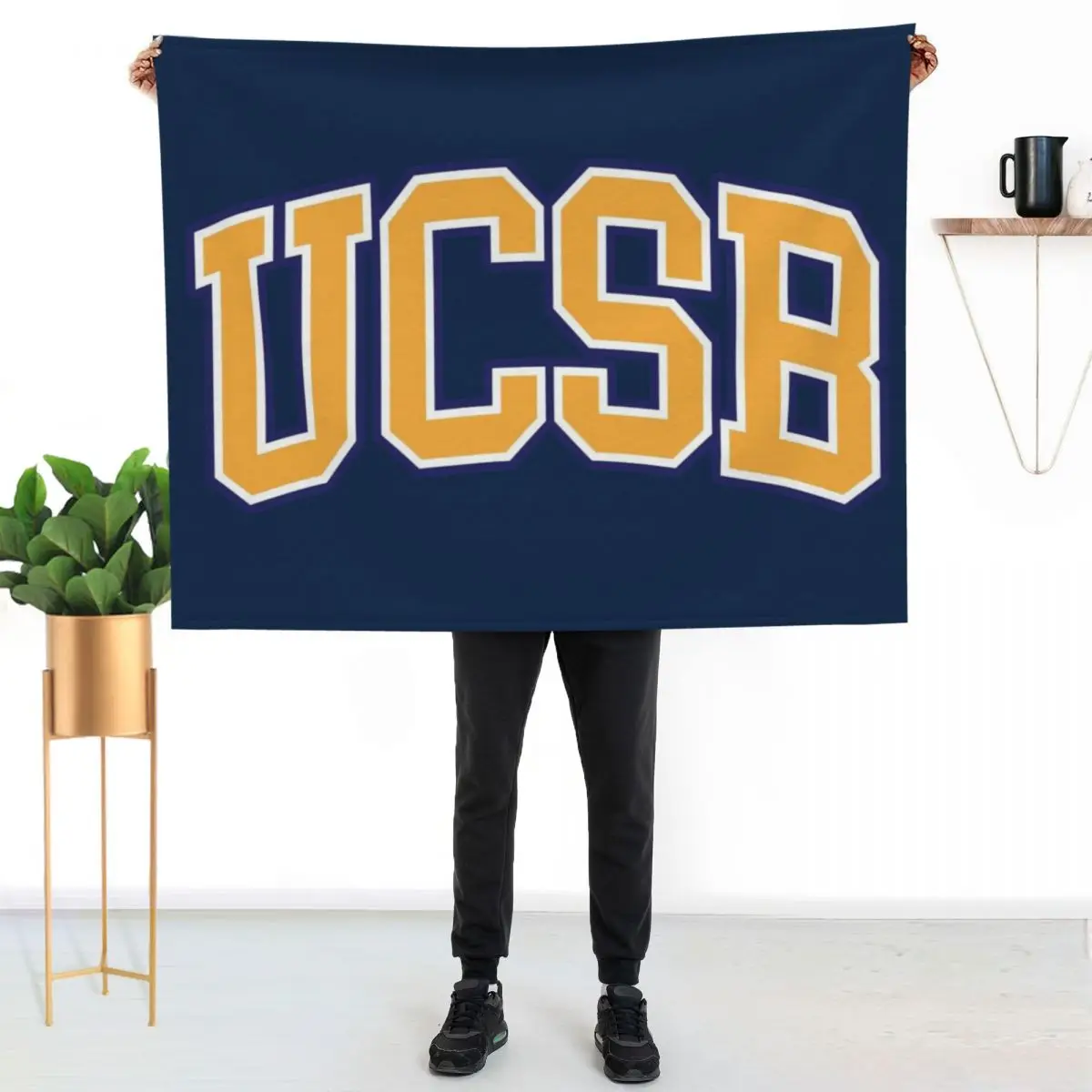 ucsb - college font Throw Blanket Cozy Throw Blanket Birthday Gift for Him Her
ucsb - college font Throw Blanket Cozy Throw Blanket Birthday Gift for Him Her